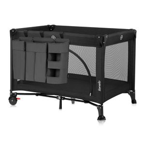 Organizator multifunctional Lionelo Sidepocket L Gri, 3 parti independente cu multiple buzunare, universal, 58x11x58 cm imagine