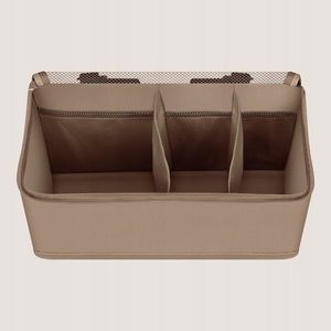 Organizator multifunctional Lionelo Sidepocket M Bej, 3 compartimente, universal, 43x15x23 cm imagine