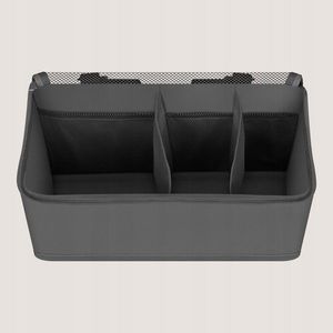 Organizator multifunctional Lionelo Sidepocket M Gri, 3 compartimente, universal, 43x15x23 cm imagine