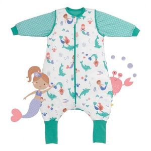 Sac de dormit cu picioruse si maneca lunga detasabila Mermaid 110 cm + manseta 1.0 Tog imagine