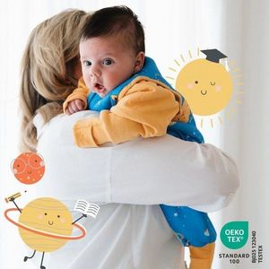 Sac de dormit cu picioruse si maneca lunga detasabila Space 90 cm + manseta 2.5 Tog imagine