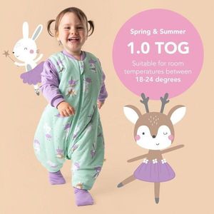 Sac de dormit cu picioruse si maneca lunga detasabila Ballerina 130 cm + manseta 1.0 Tog imagine