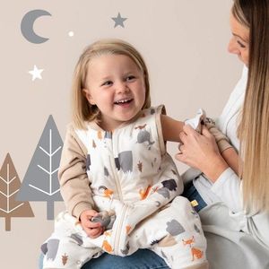 Sac de dormit cu picioruse si maneca lunga detasabila Mountain Animals 50 cm + manseta 1.0 Tog imagine