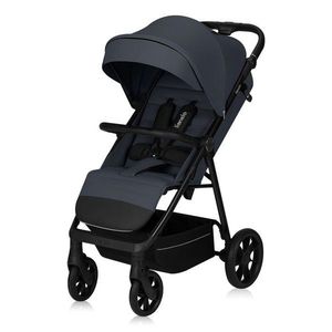 Carucior pentru copii Lionelo Iva Gri sport, sustine 22 kg, spatar reglabil, suspensii, maner ajustabil imagine