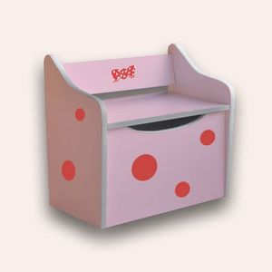Bancuta pentru copii cu spatiu de depozitare Minnie roz imagine