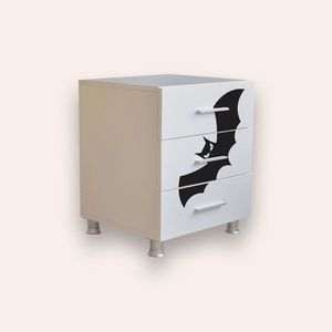 Comoda pentru copii CameraMagica Batman alb imagine