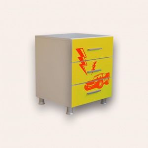 Comoda pentru copii CameraMagica Cars Race galben imagine