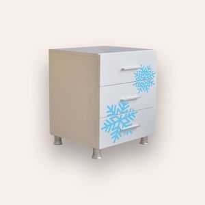 Comoda pentru copii CameraMagica Frozen alb imagine