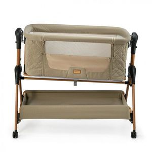 Patut co-sleeper Onino Nest.me Misty taupe imagine