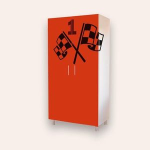 Dulap pentru copii CameraMagica Cars Race rosu imagine