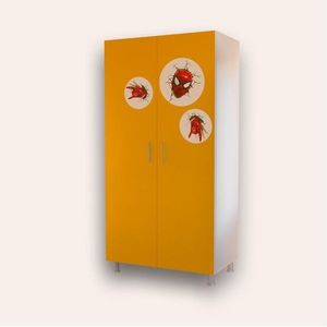 Dulap pentru copii CameraMagica Spiderman galben imagine