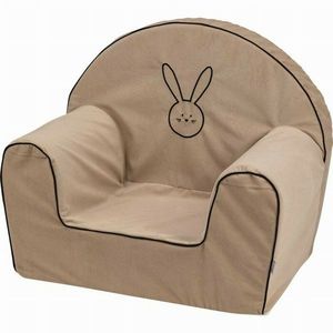 Fotoliu din burete pentru copii Bubaba Bunny Bej 9 luni-5 ani imagine