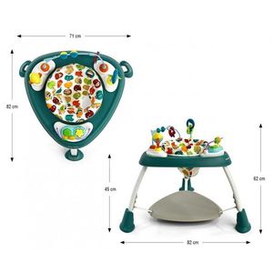 Centru de activitati 360 Milly Mally Bounzee Green functie Saritor si inaltime reglabila imagine