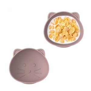 Set 2 castronele cu ventuza Melii Luxe Pisica din silicon imagine