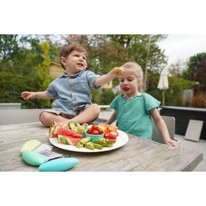 Set 3 cutite pentru gustari Melii roz ivoire mura imagine