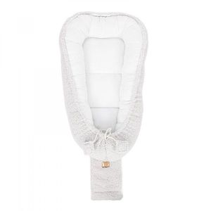 Babynest pentru bebelusi MeowBaby bearly white imagine