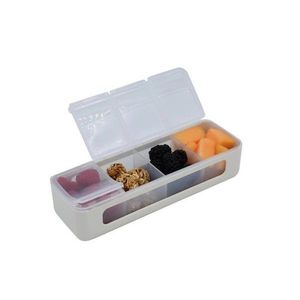 Cutie snack cu 4 compartimente Melii Luxe Ivory imagine