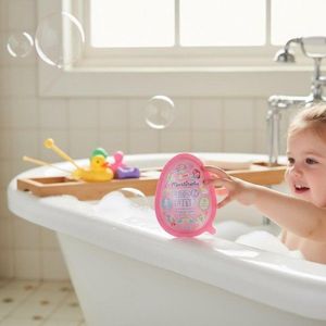 Bomba de baie efervescenta cu surpriza in interior roz Martinelia 150g imagine