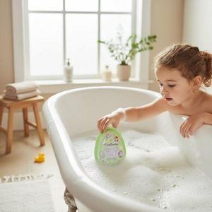 Bomba de baie efervescenta cu surpriza in interior verde Martinelia 150g imagine