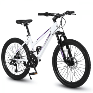 Bicicleta MTB Carpat One S26103 Alb, roti 26 inch, inaltime utilizator 150-165 cm, greutate suportata 120 kg imagine