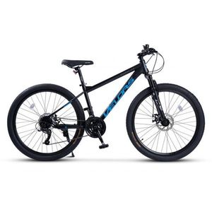 Bicicleta MTB Velors Rambler V26310A NegruAlbastru, roti 26 inch, inaltime utilizator 150-165 cm, greutate suportata 120 kg imagine