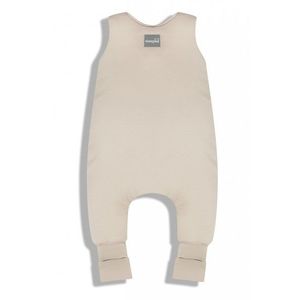 Sac de dormit cu 2 fete din bumbac cu picioare 6-12 luni light Beige Sleepee 1.5 Tog imagine
