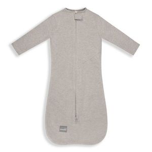 Saculet Swaddle pentru infasat din bumbac + caciulita Beige Sleepee imagine