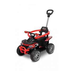ATV Ride On fara pedale Toyz Movix Red cu maner parental, bara de protectie detasabila, efecte sonore si luminoase, recomandat de la 24 luni imagine