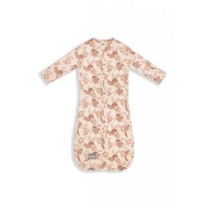 Saculet Swaddle pentru infasat din bumbac + caciulita Animale de epoca Almond Sleepee imagine