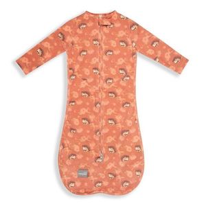 Saculet Swaddle pentru infasat din bumbac + caciulita Animale de epoca Arici Sleepe imagine