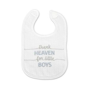 Set 3 bavete din bumbac pentru nou-nascut, inchidere cu velcro, potrivit pentru hranire si in perioada eruptiei dentare, 0 luni+, Blue imagine