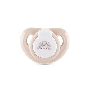 Set 2 suzete din silicon moale Mellow Rose cu capac 0 luni+ imagine