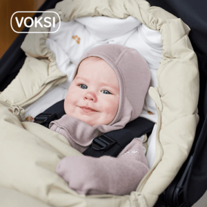 Sac de iarna pentru carucior Voksi Explorer Crem imagine