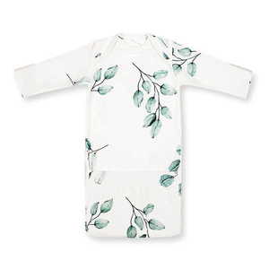 Saculet si caciulita cangur 0-2 luni Eucalipt Sleepee imagine