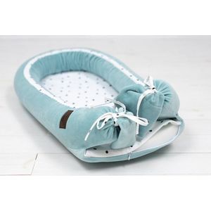 Baby Nest velvet premium Royal Baby ocean mint Sleepee imagine