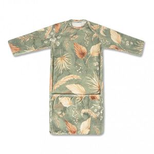 Saculet si caciulita cangur 0-2 luni Boho Green Sleepee imagine