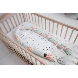 Baby nest cu 2 fete din bumbac Fiore Sleepee imagine