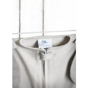 Saculet swaddle pentru infasat din bumbac + caciulita Second Step bej Sleepee imagine