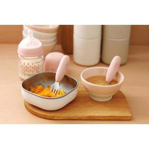 Set tacamuri inox Beaba Cotton Candy imagine