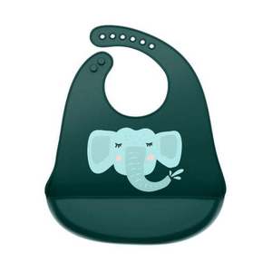 Bavetica silicon Coccorito Elefant verde imagine