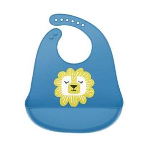 Bavetica silicon Coccorito Leu albastru imagine