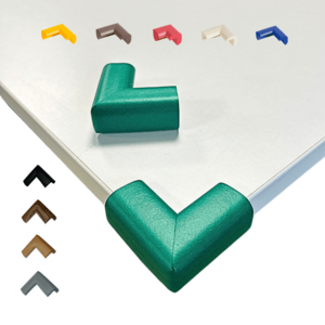 Set 4 protectii pentru colturi mobila Car Boy Safety verde 1.6 cm imagine