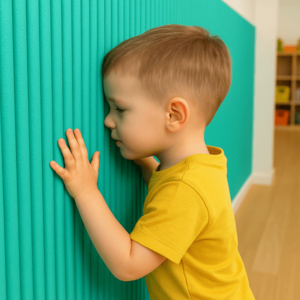 Panou decorativ pentru perete Car Boy Safety verde din spuma 600x900x9 mm imagine