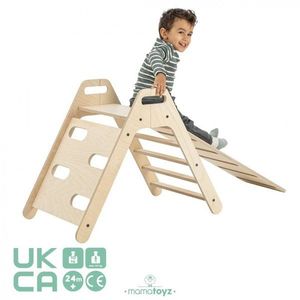 Set de catarat MamaToyz Montessori Pikko cu tobogan imagine