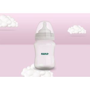 Biberon Neno cu tetina silicon anti-colici debit lent 150 ml imagine