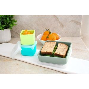 Recipient pentru sandwich Melii luxe sage din silicon imagine