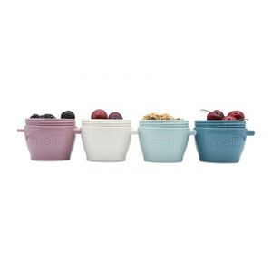 Set 4 recipiente din silicon SnapGo Melii luxe 118 ml imagine