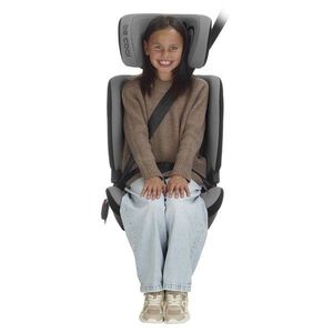 Scaun auto pentru copii Be Cool Bravo Be Smoke I-Size, 100-150 cm, 4-12 ani, cu isofix, inclinare anatomica, conform cu standardul european de securitate ECE R129 imagine