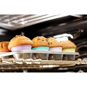 Set 6 forme de gatit Melii din silicon multicolor imagine