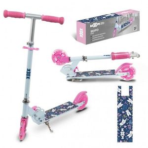 Trotineta pliabila pentru copii WXM Skipo Dog, cadru din aluminiu, roti cu lumini led, greutate admisa 50 kg imagine